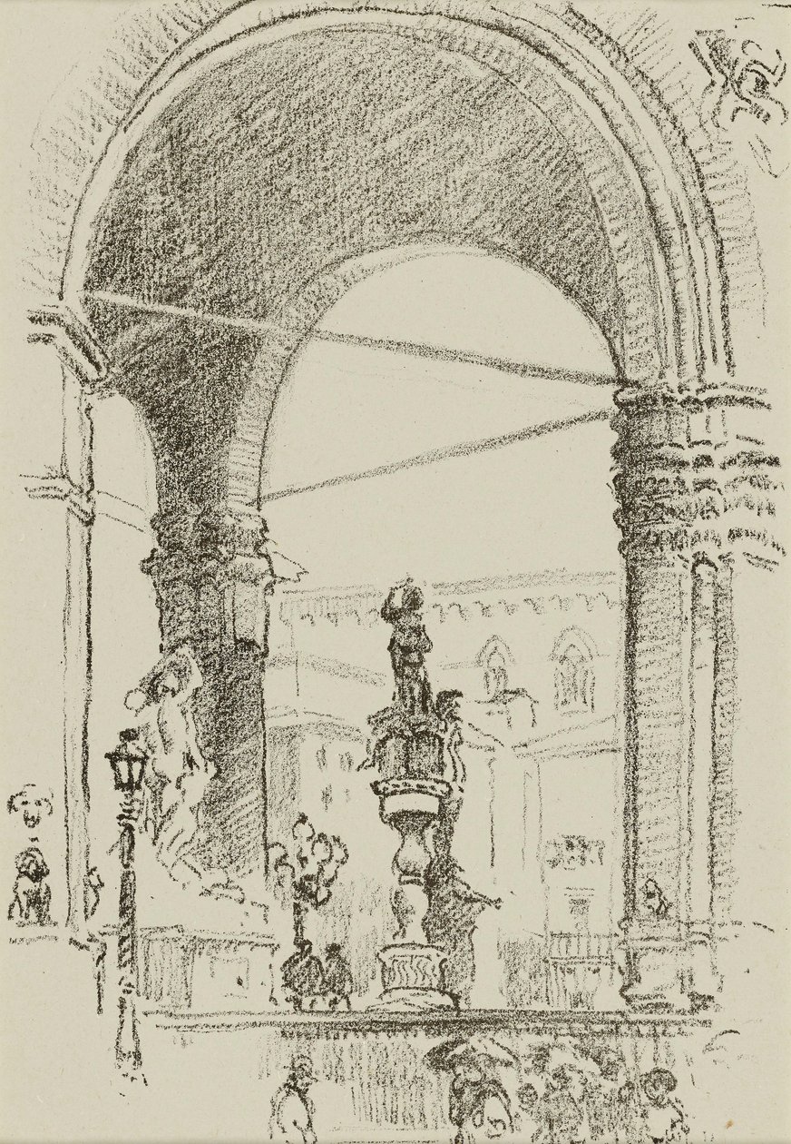 Loggia dei Lanzi de William Penhallow Henderson