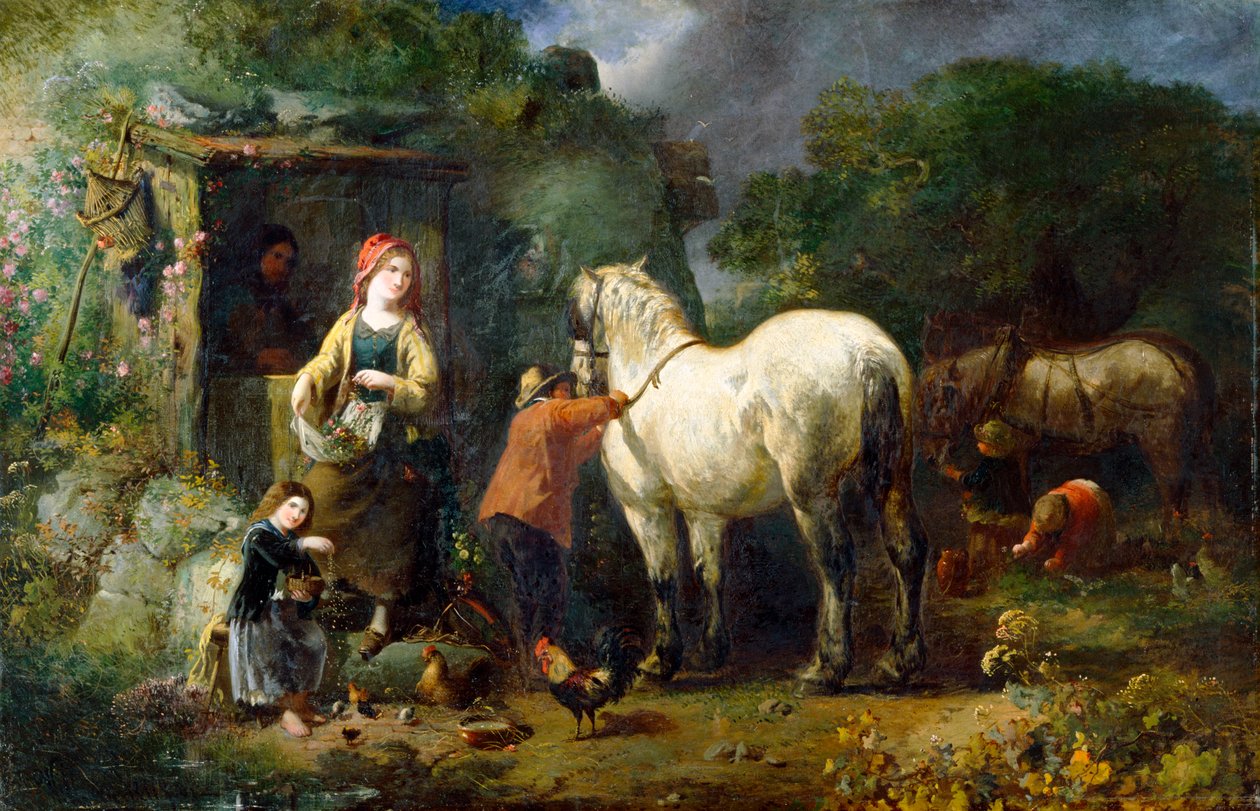 "The Old Carthorse", 1861 de William Perry