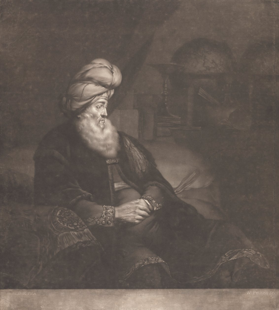 Um rabino judeu de William Pether