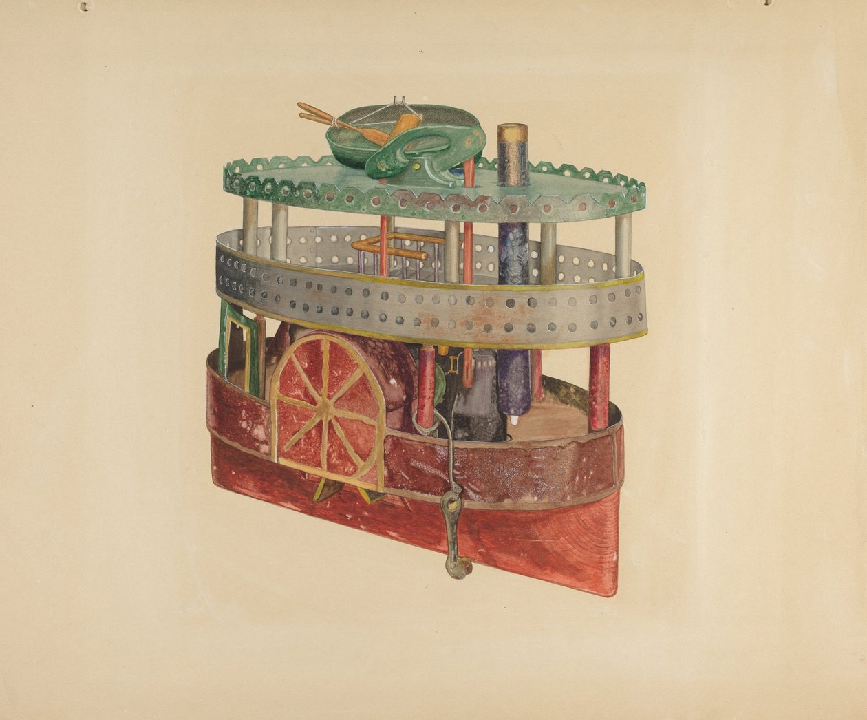 Modelo de roda lateral de William Pollman