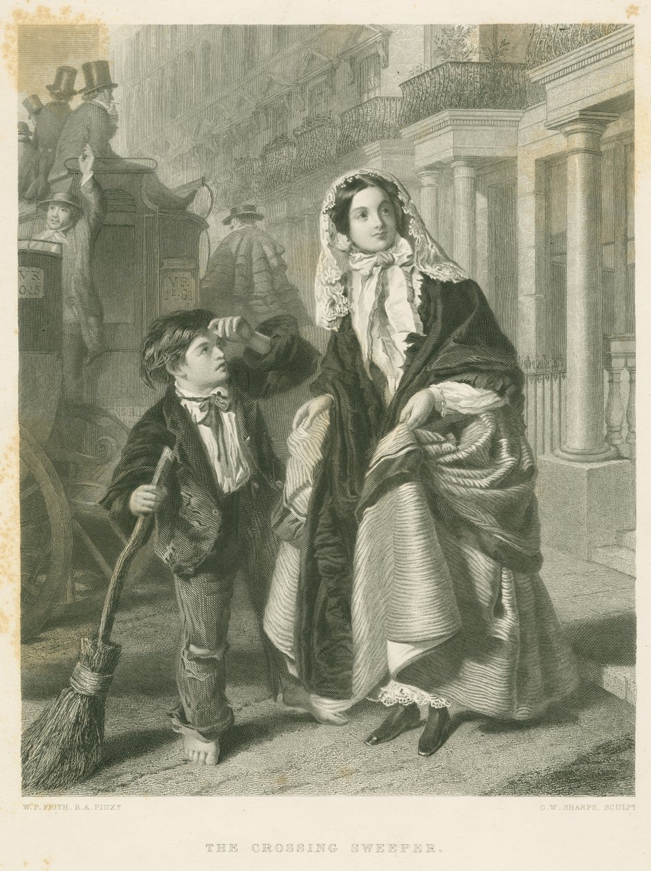 Casa sombria: A vassoura de travessia de William Powell Frith