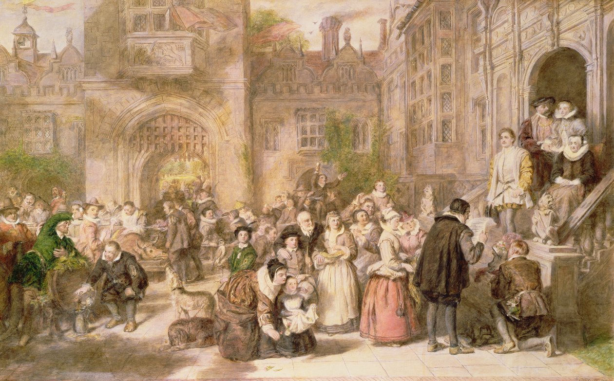 Chegando à maioridade nos tempos antigos de William Powell Frith