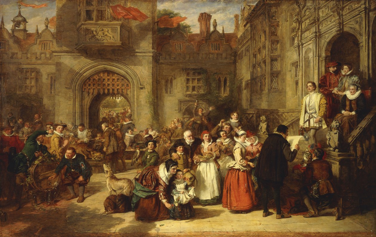 Maioridade no tempo antigo, 1849 de William Powell Frith