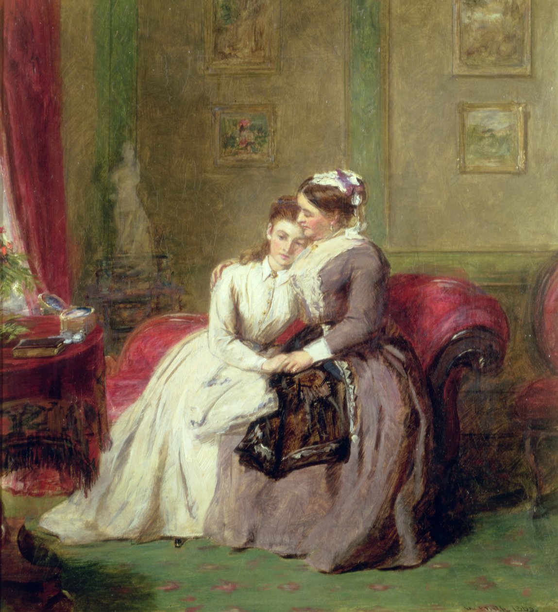 Esperança e medo, 1869 de William Powell Frith