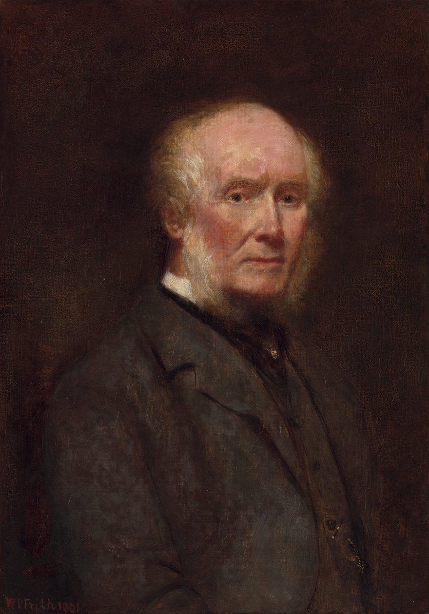 Auto-retrato aos 83 anos de idade de William Powell Frith