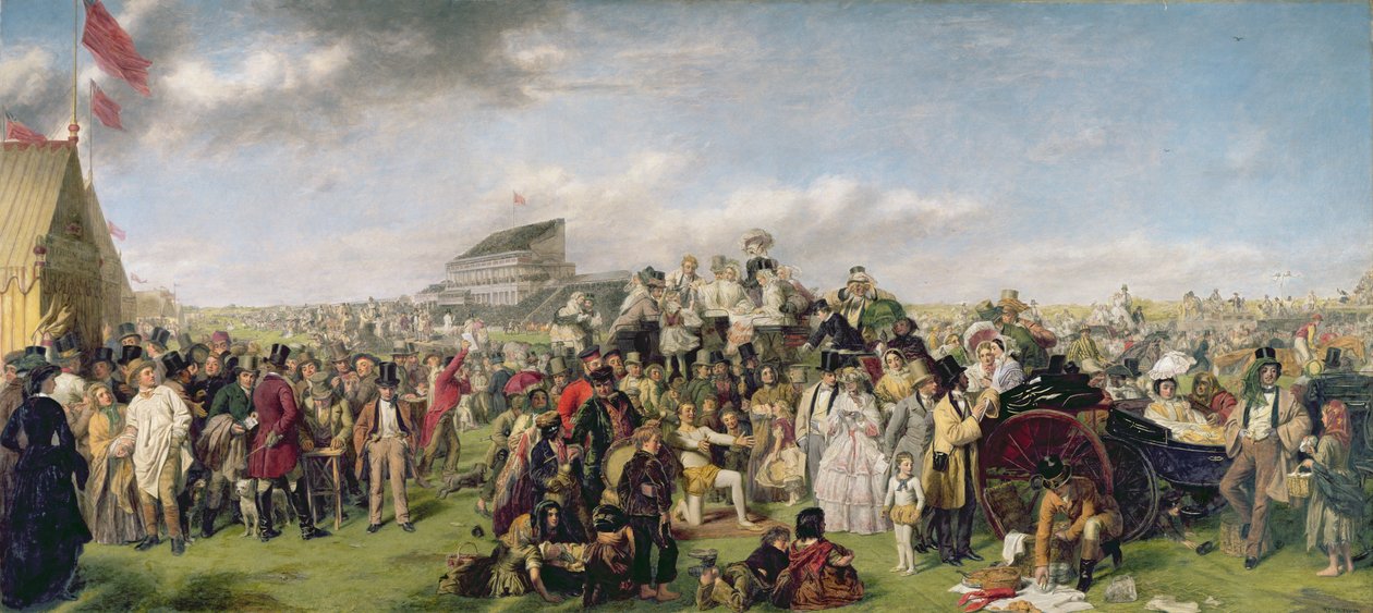 O Dia do Derby (1856) de William Powell Frith