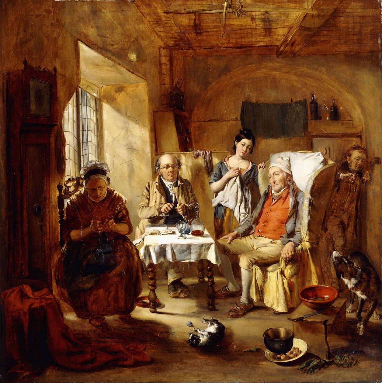 O advogado da família, 1857 de William Powell Frith