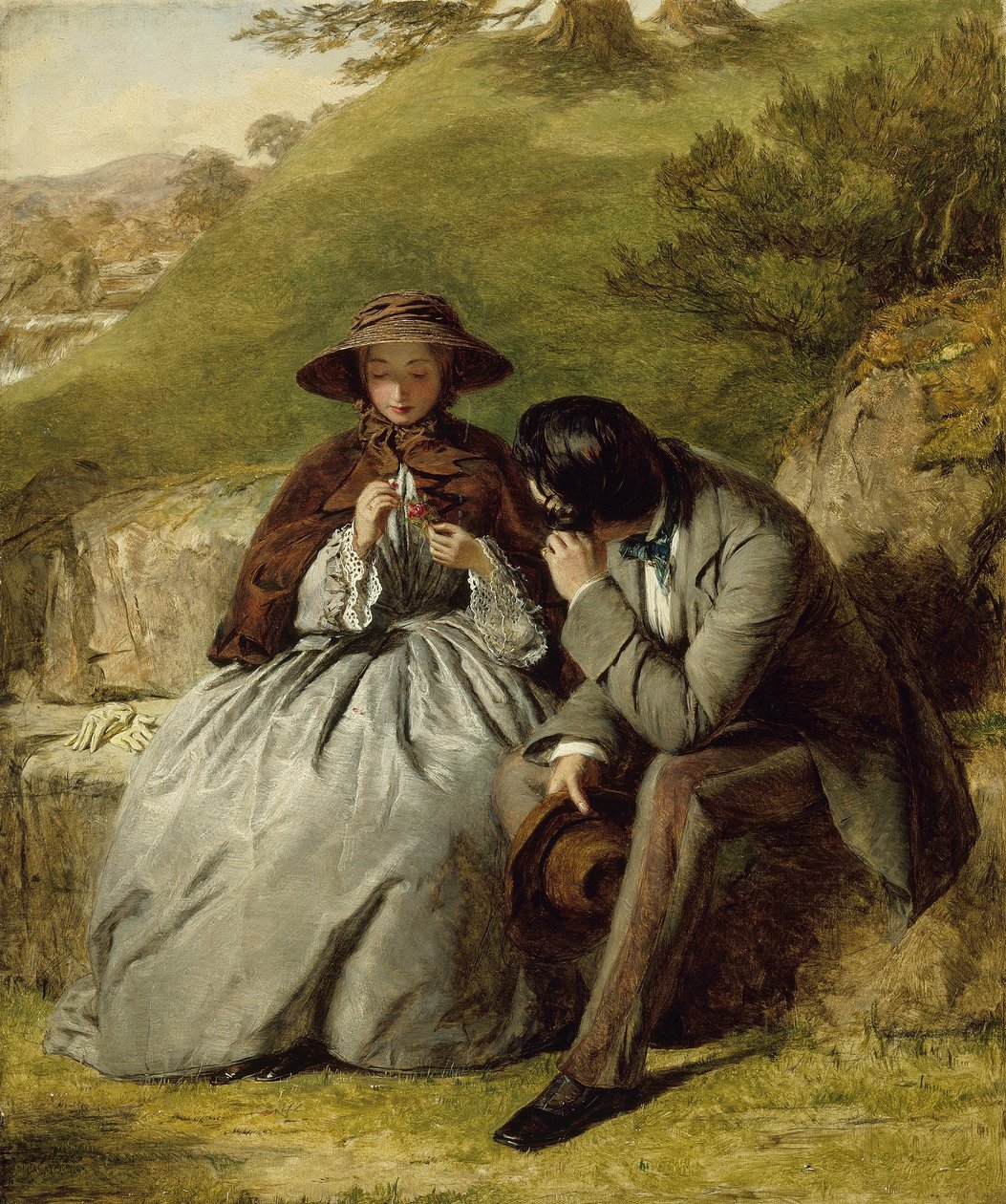 Os Amantes de William Powell Frith