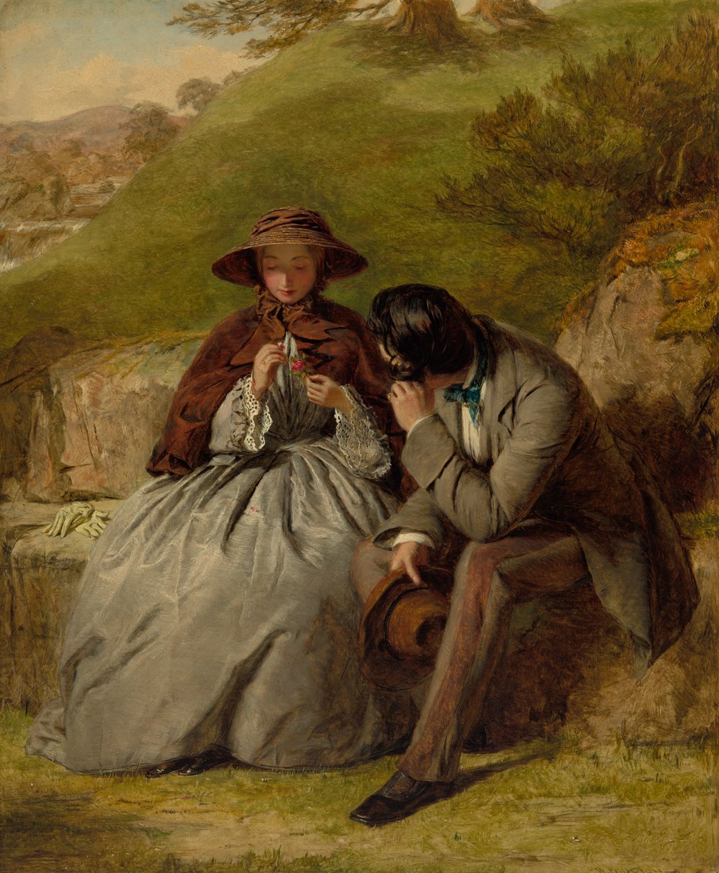 Os amantes de William Powell Frith