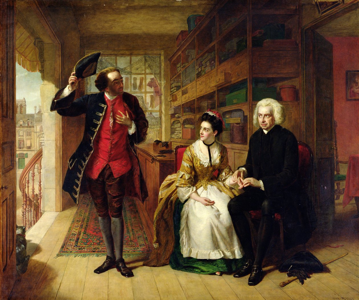 O pulso, o marido, 1869 de William Powell Frith