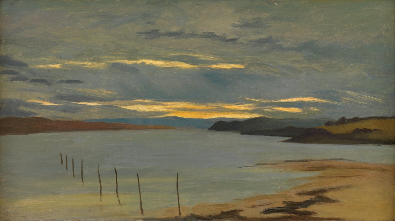 Dorset Coast (Petróleo a bordo) de William Pye