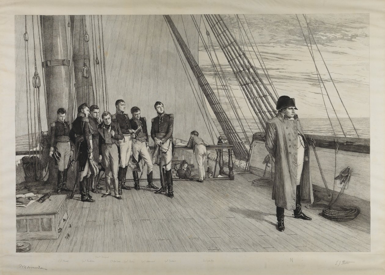 Napoleão a bordo do "Bellerophon de William Quiller (after) Orchardson