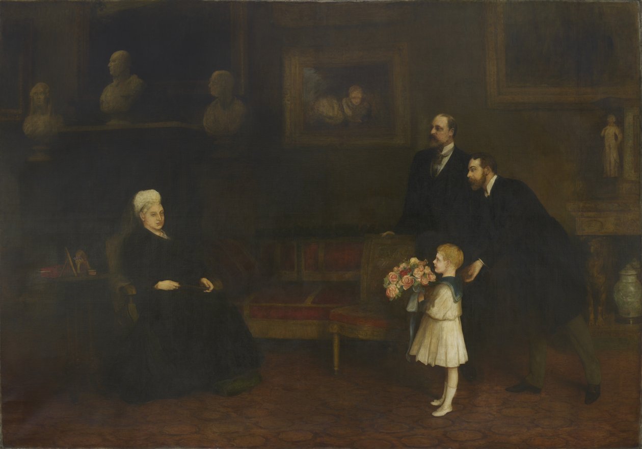 Quatro Gerações: A Rainha Vitória e os seus descendentes de William Quiller Orchardson