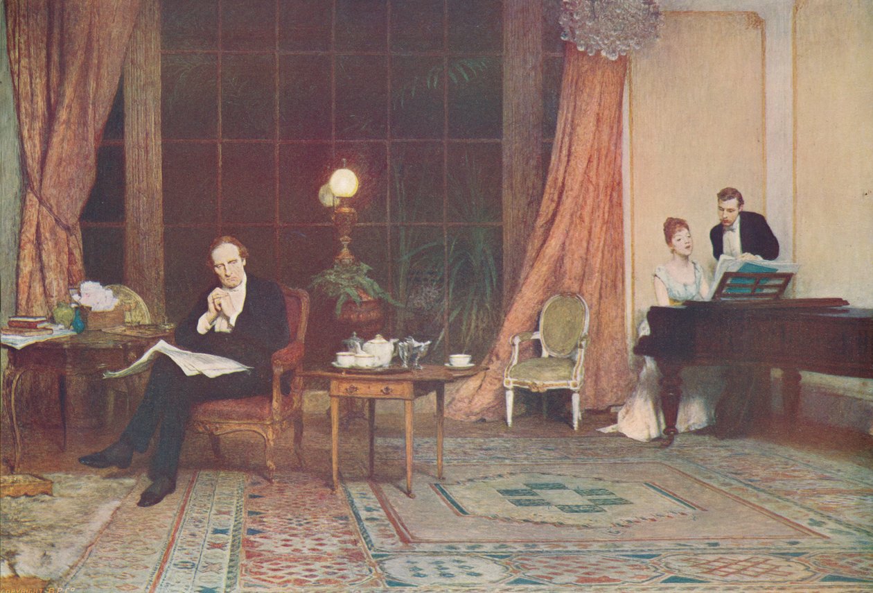 A voz de sua mãe, c1888, c1900. de William Quiller Orchardson