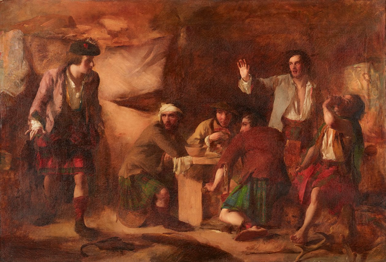 Príncipe Charles Edward e os Catherans (óleo sobre tela) de William Quiller Orchardson