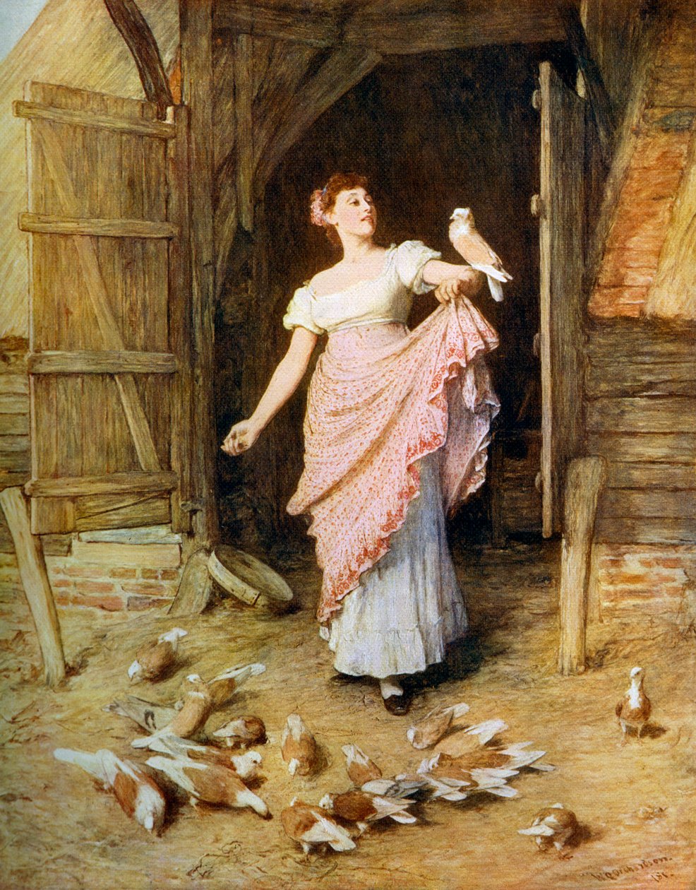 The Farmers Daughter, 1881, 1912. de William Quiller Orchardson