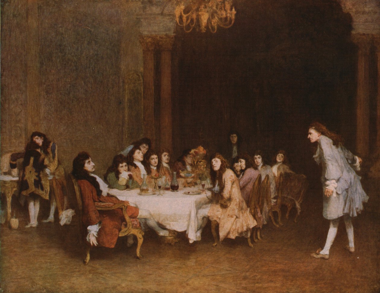 O incidente de Voltaire, 1883-1907, c1930. de William Quiller Orchardson