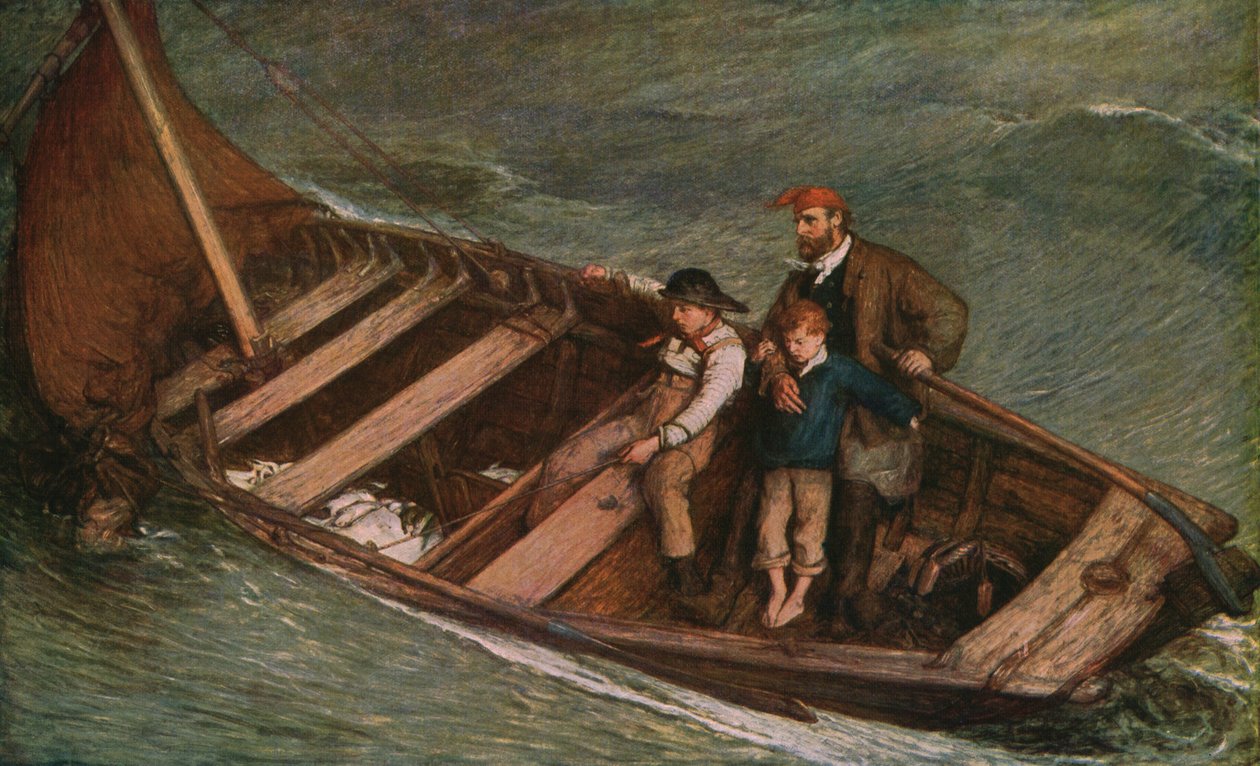 Trabalhadores do mar, 1870, c1930. de William Quiller Orchardson
