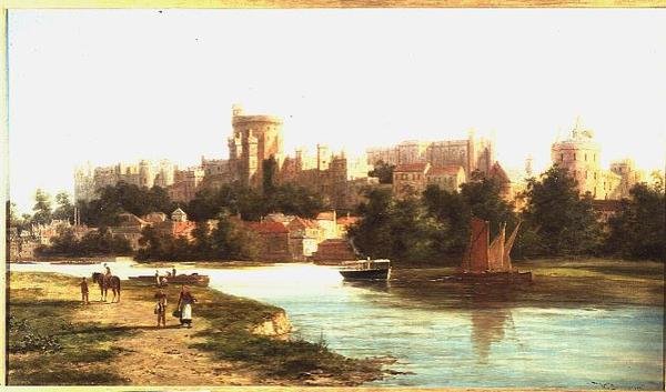 Uma Vista do Castelo de Windsor de William R. Dommersen