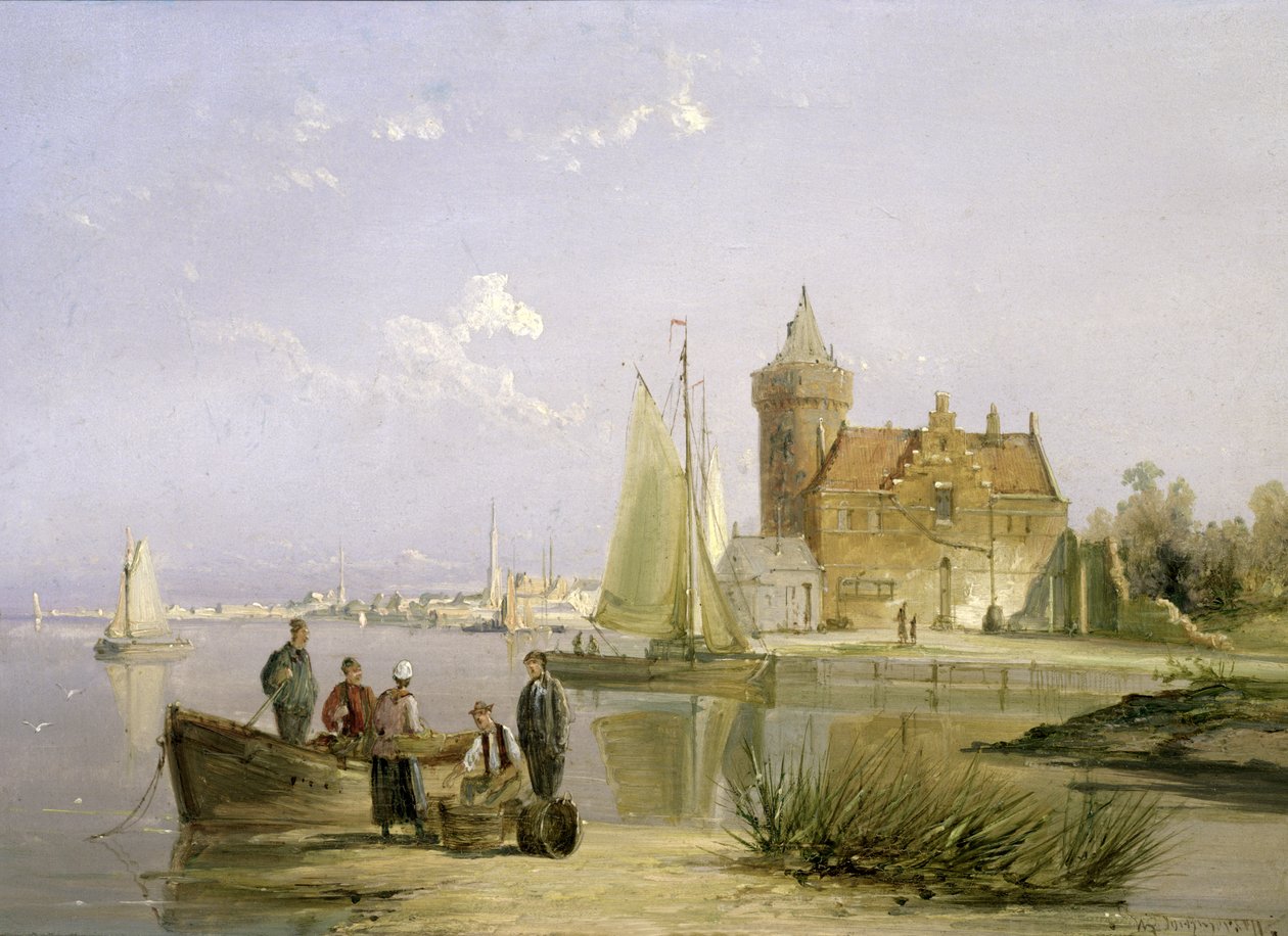 A casa a pergunta, no Amstel, Amsterdã de William R. Dommersen