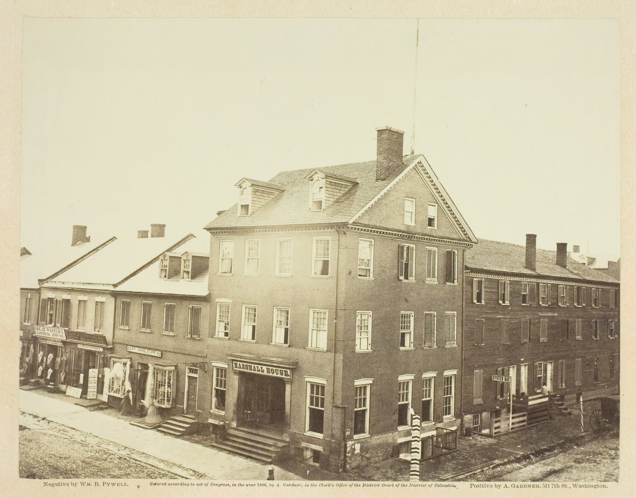 Marshall House, Alexandria, Virgínia, Agosto de 1862. de William R. Pywell