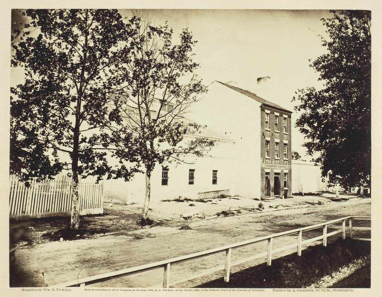 Slave Pen, Alexandria, Virgínia, Agosto de 1862. de William R. Pywell