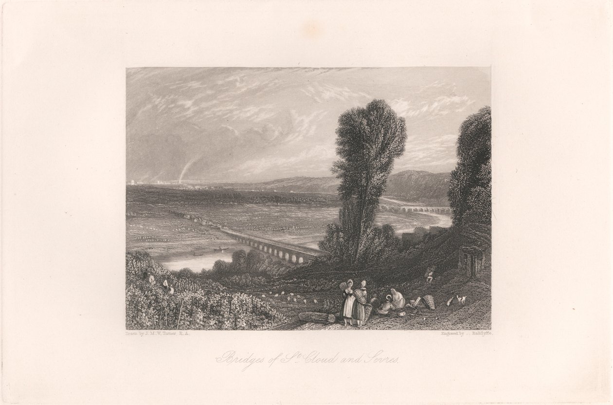 Pontes de St. Cloud e Sevres de William Radclyffe