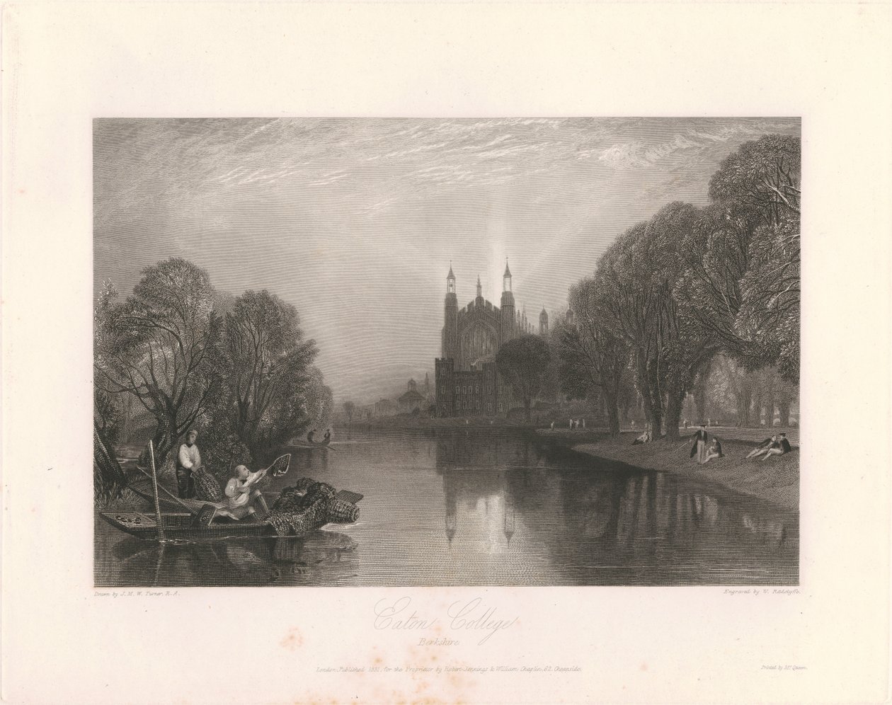 Eton College, Berkshire de William Radclyffe