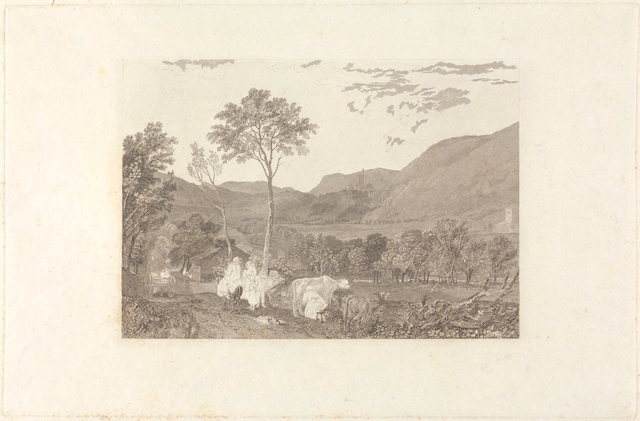 Castelo Hornby da Igreja de Tatham de William Radclyffe