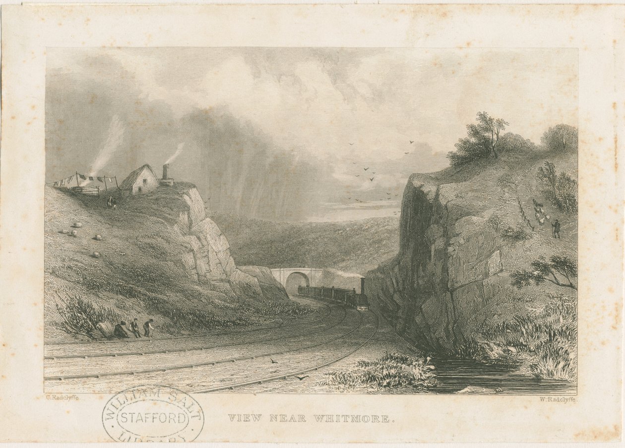 Whitmore - Ponte Ferroviária: gravura em aço, sd [c 1839] (impressão) de William Radclyffe