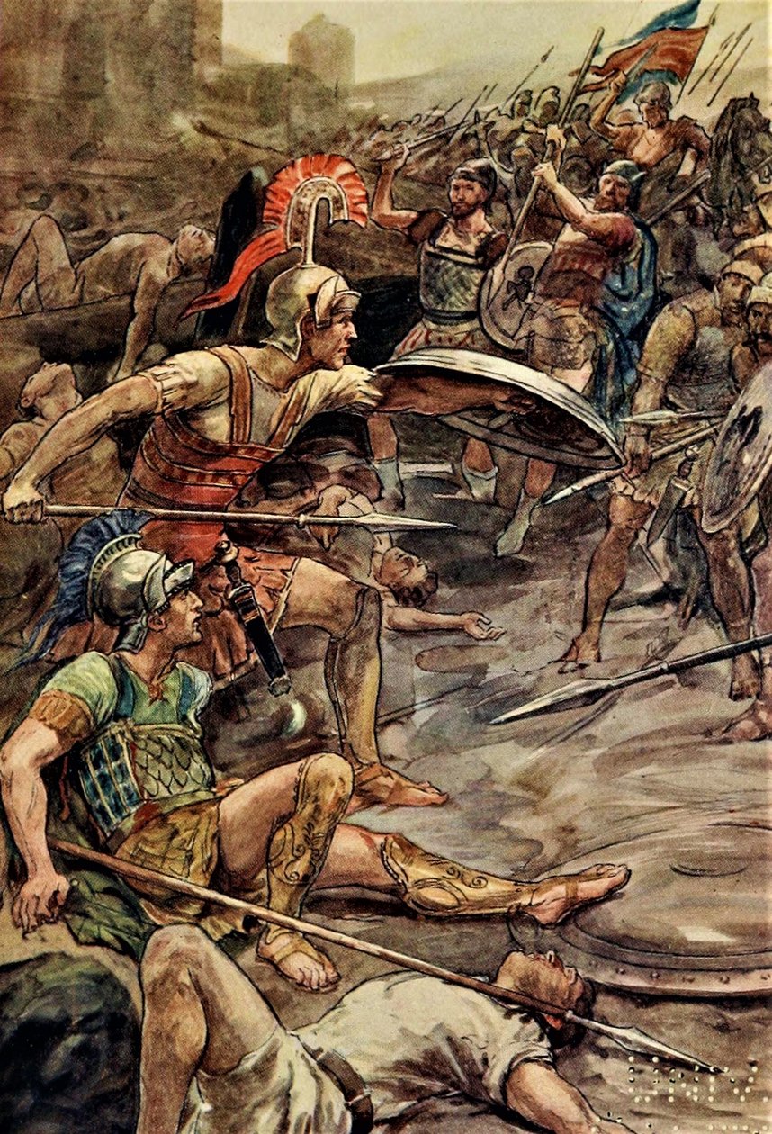 Epaminondas defendendo Pelopidas de William Rainey
