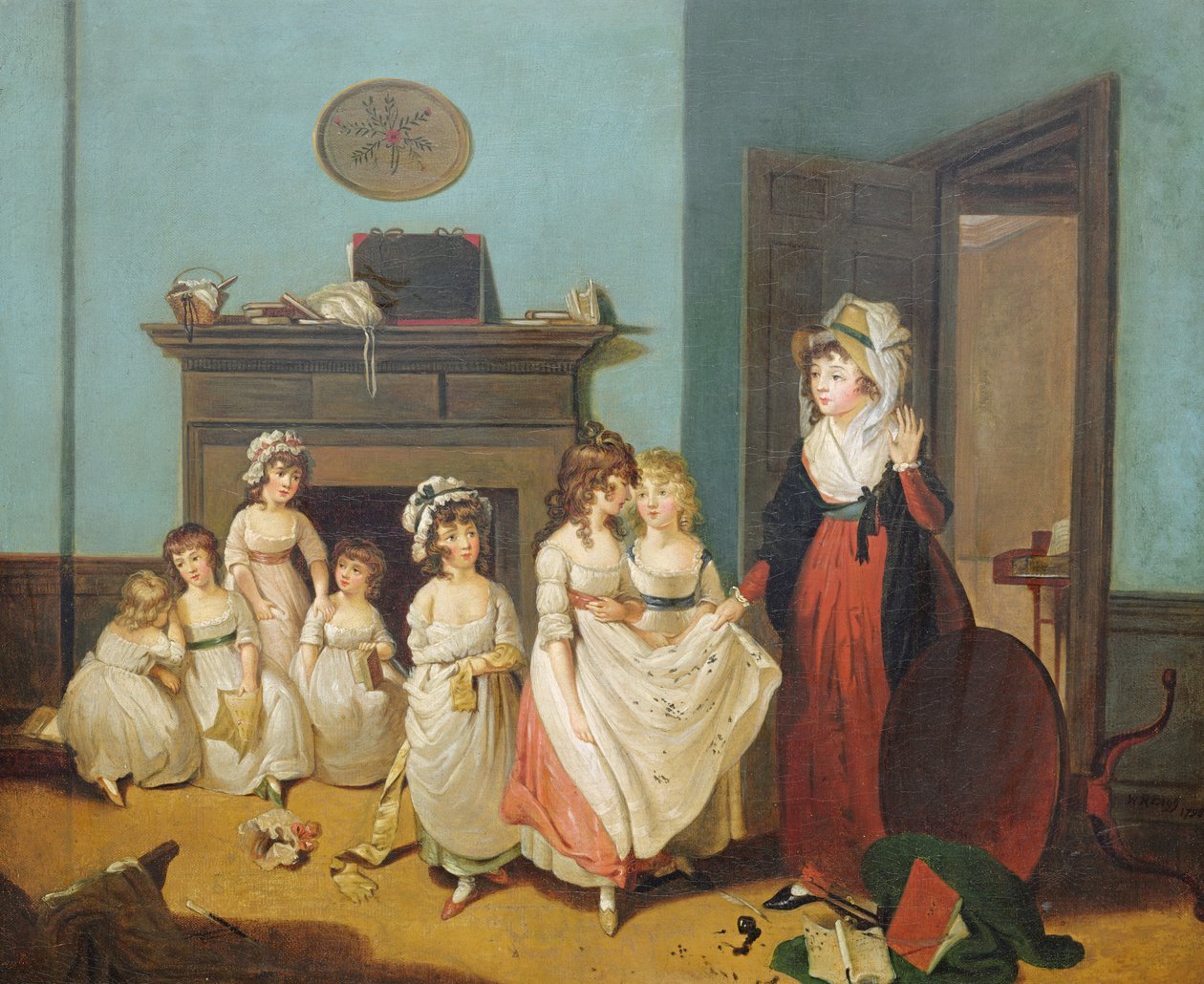 The Romps (óleo sobre tela) de William Redmore Bigg