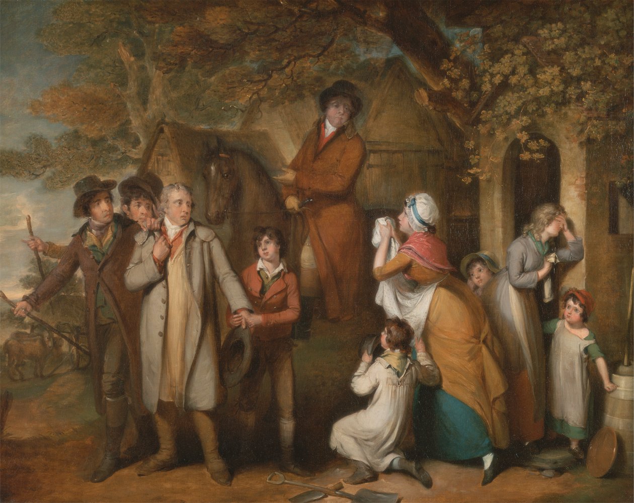 O Comissário de bordo severo, ou o Inquilino Infeliz de William Redmore Bigg