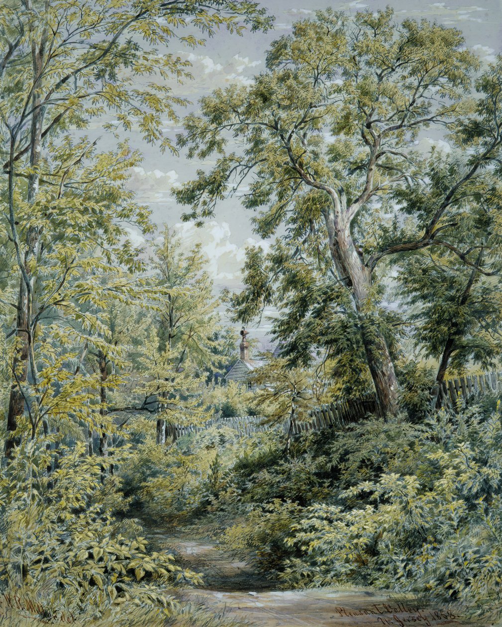 Vale agradável, Nova Jersey, 1858. de William Rickarby Miller