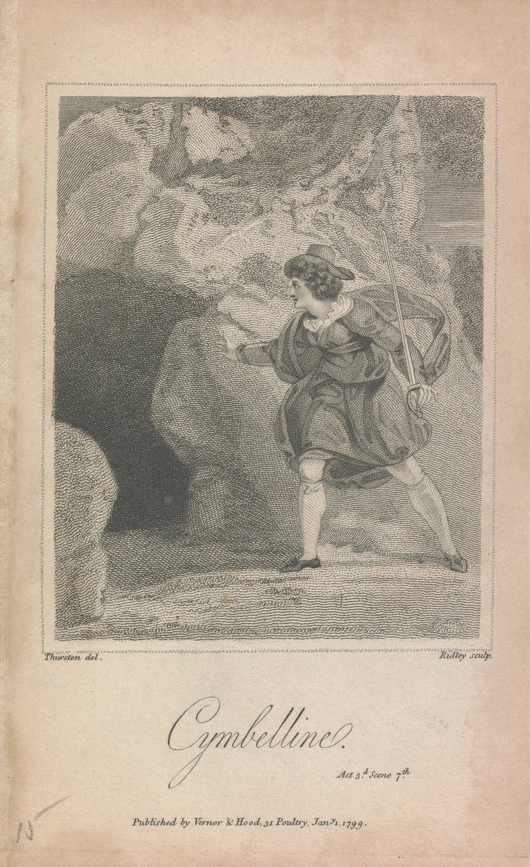Cymbelline, Acto II, Sc. 7 de William Ridley