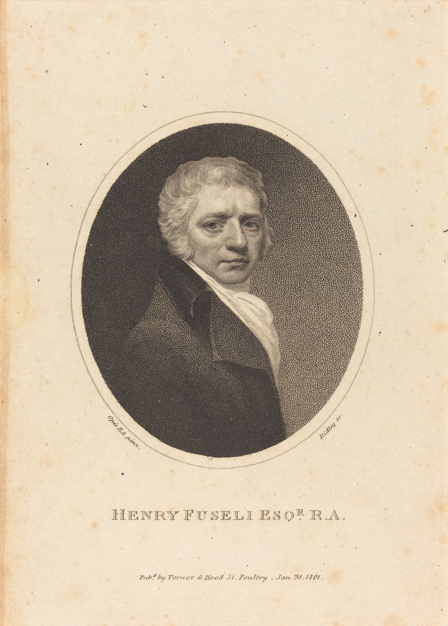 Henrique Fuseli de William Ridley after John Opie