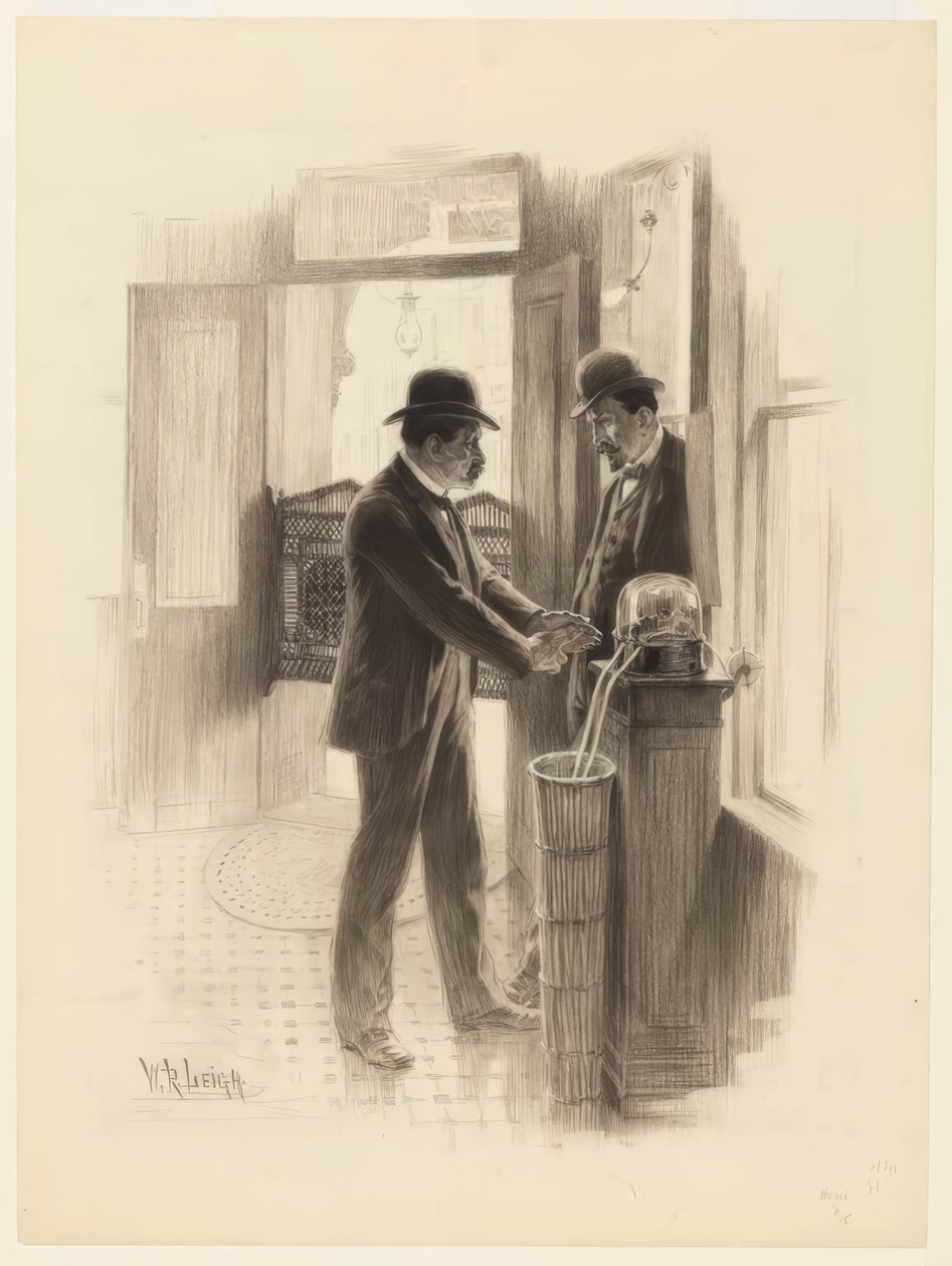 «Não acho que vai subir; eu sei que vai subir!» de William Robinson Leigh