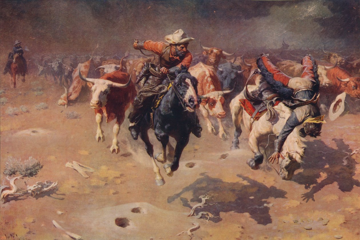 O tumulto, c1912, c1915 de William Robinson Leigh