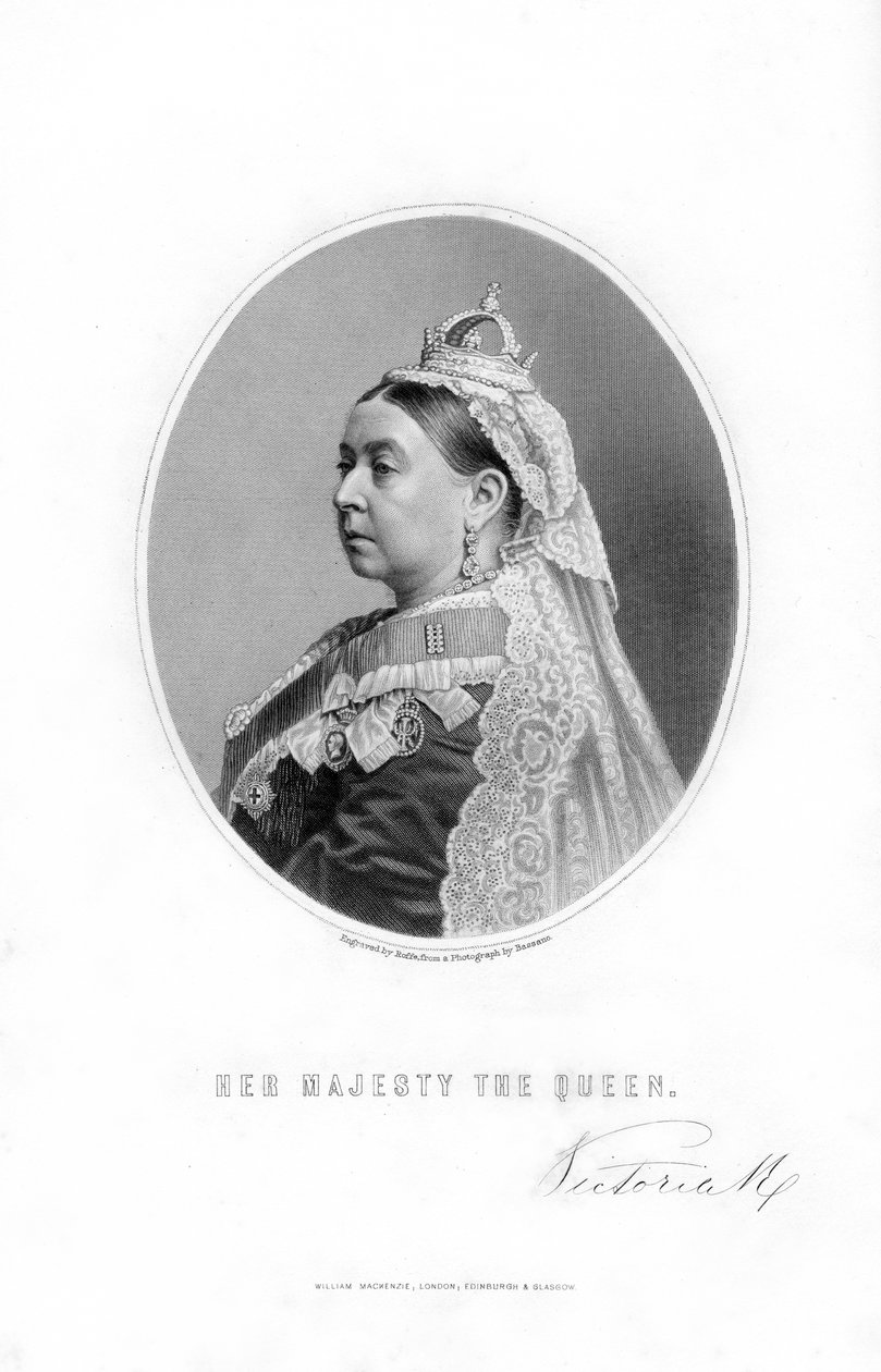 Rainha Victoria, rainha do Reino Unido da Grã-Bretanha e Irlanda, 1899. de William Roffe