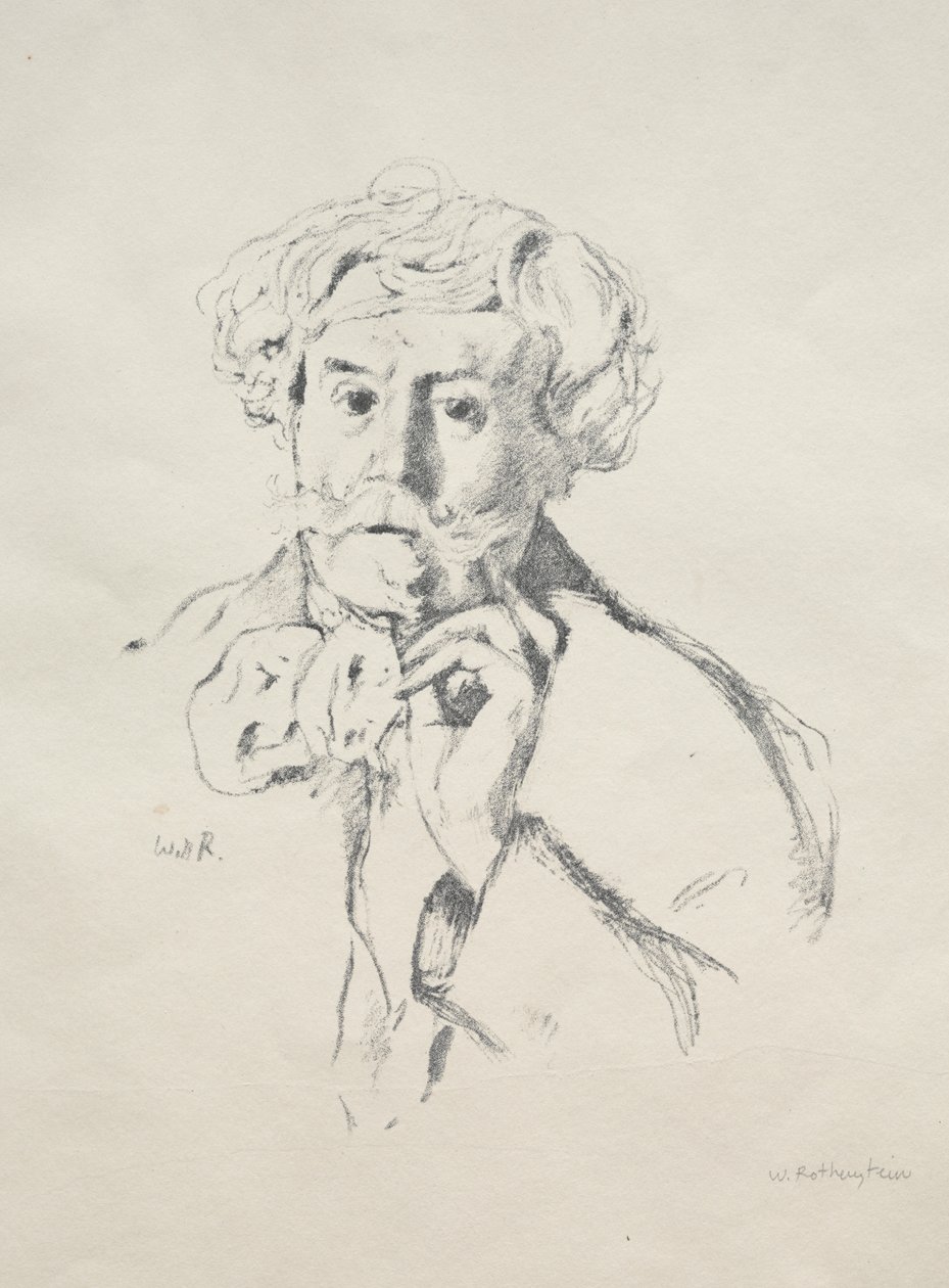 Edmond de Goncourt de William Rothenstein