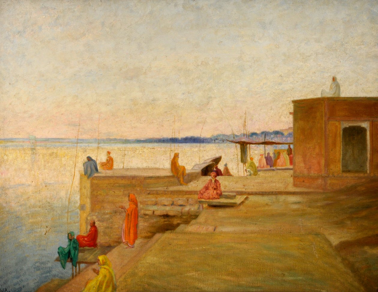 Noite em Benares, Índia de William Rothenstein