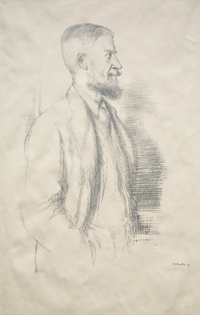 George Bernard Shaw, 1897. de William Rothenstein