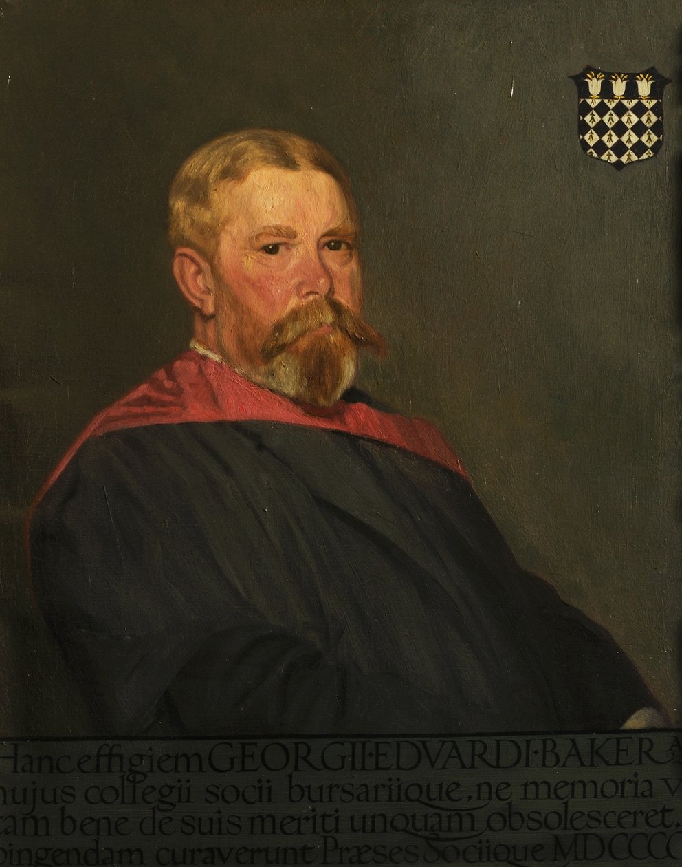 George Edward Baker (óleo sobre tela) de William Rothenstein