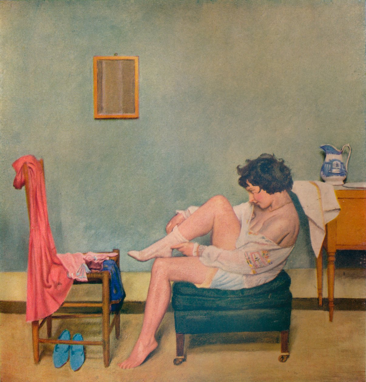 Vestimenta para meninas, século 20 de William Rothenstein