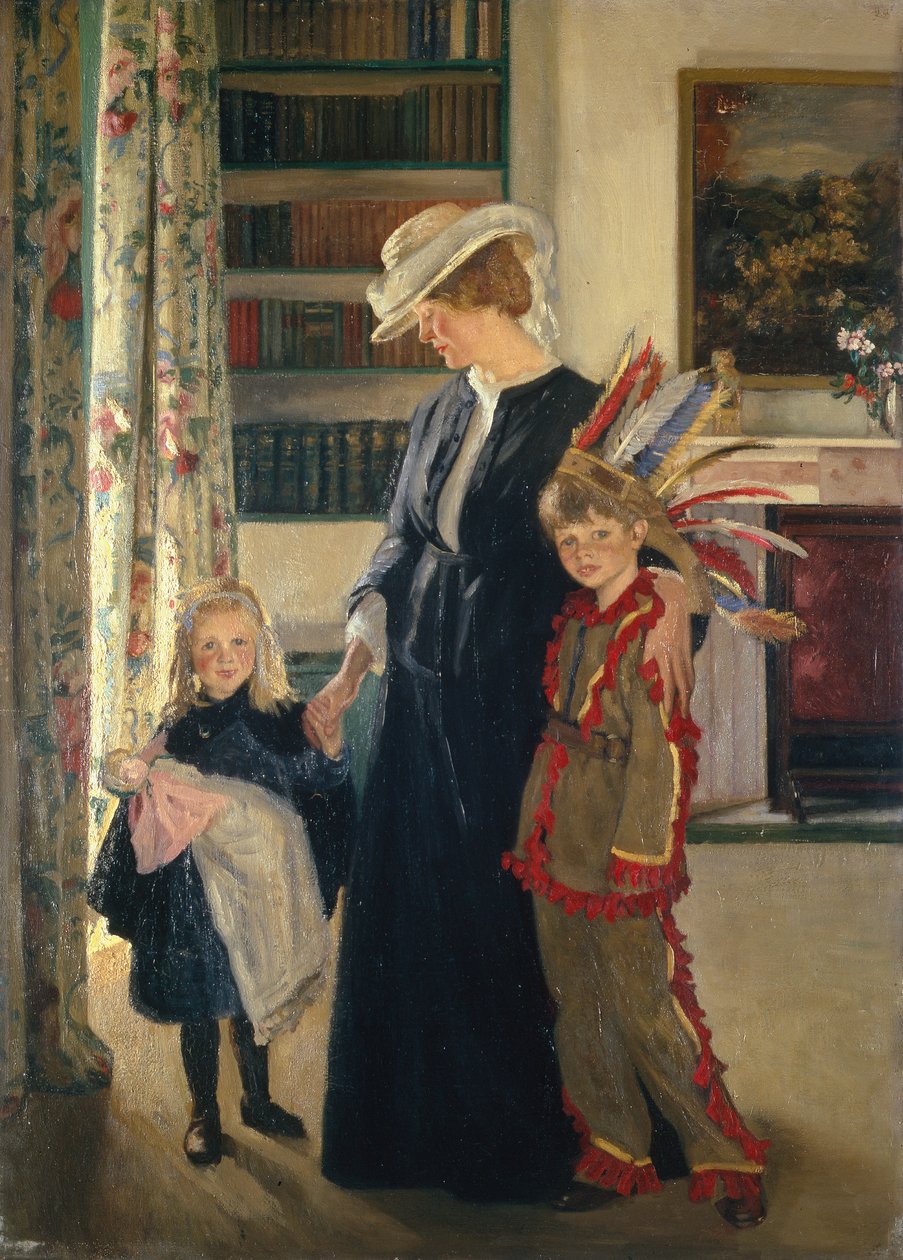 Na sala da manhã de William Rothenstein