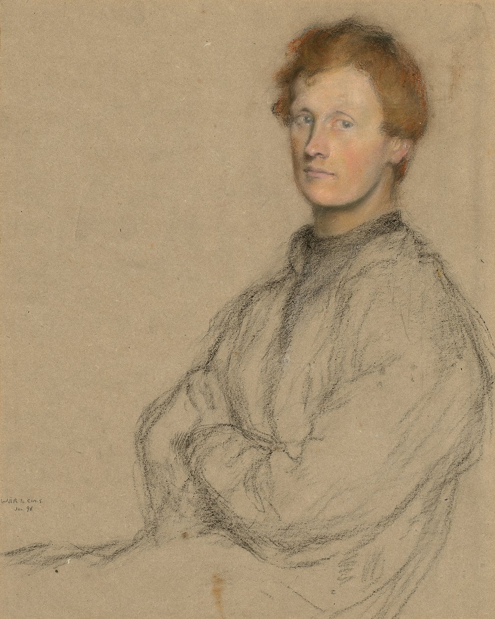 Retrato de Charles Haselwood Shannon (1863-1937) de William Rothenstein