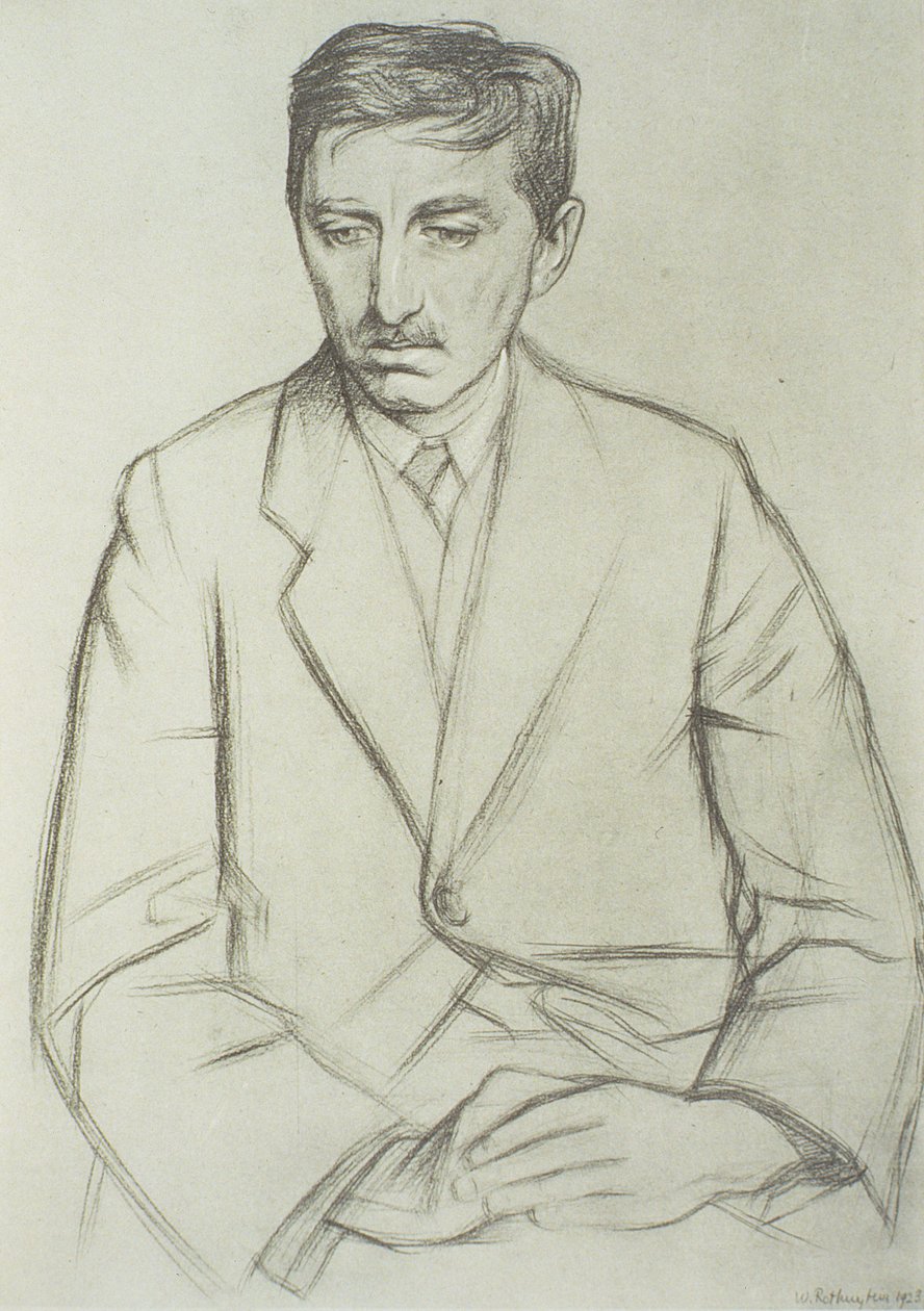 Retrato de E.M. Forster (1879-1970) de William Rothenstein
