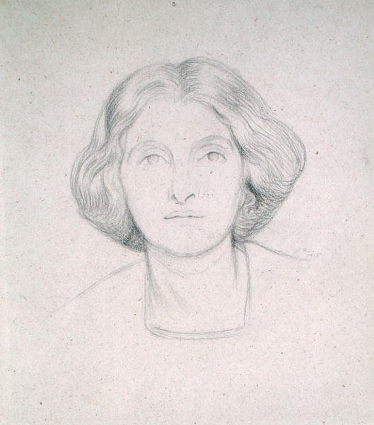 Retrato da Sra. Max Beerbohm de William Rothenstein
