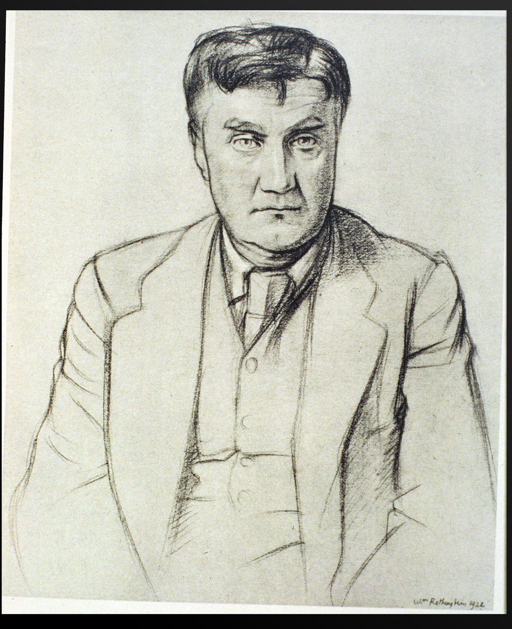 Retrato de Ralph Vaughan Williams (1872-1958) de William Rothenstein