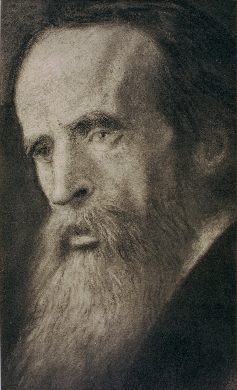 Retrato de Sir Leslie Stephen (1832-1904) (lito) de William Rothenstein